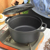 Cast iron stew pot, thickened and uncoated double ear stew pot, non stick pot