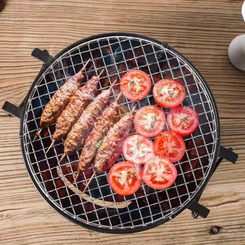 Cast iron barbecue grill outdoor carbon grill