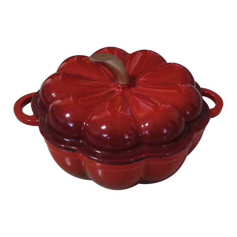 Enamel Pumpkin Pot